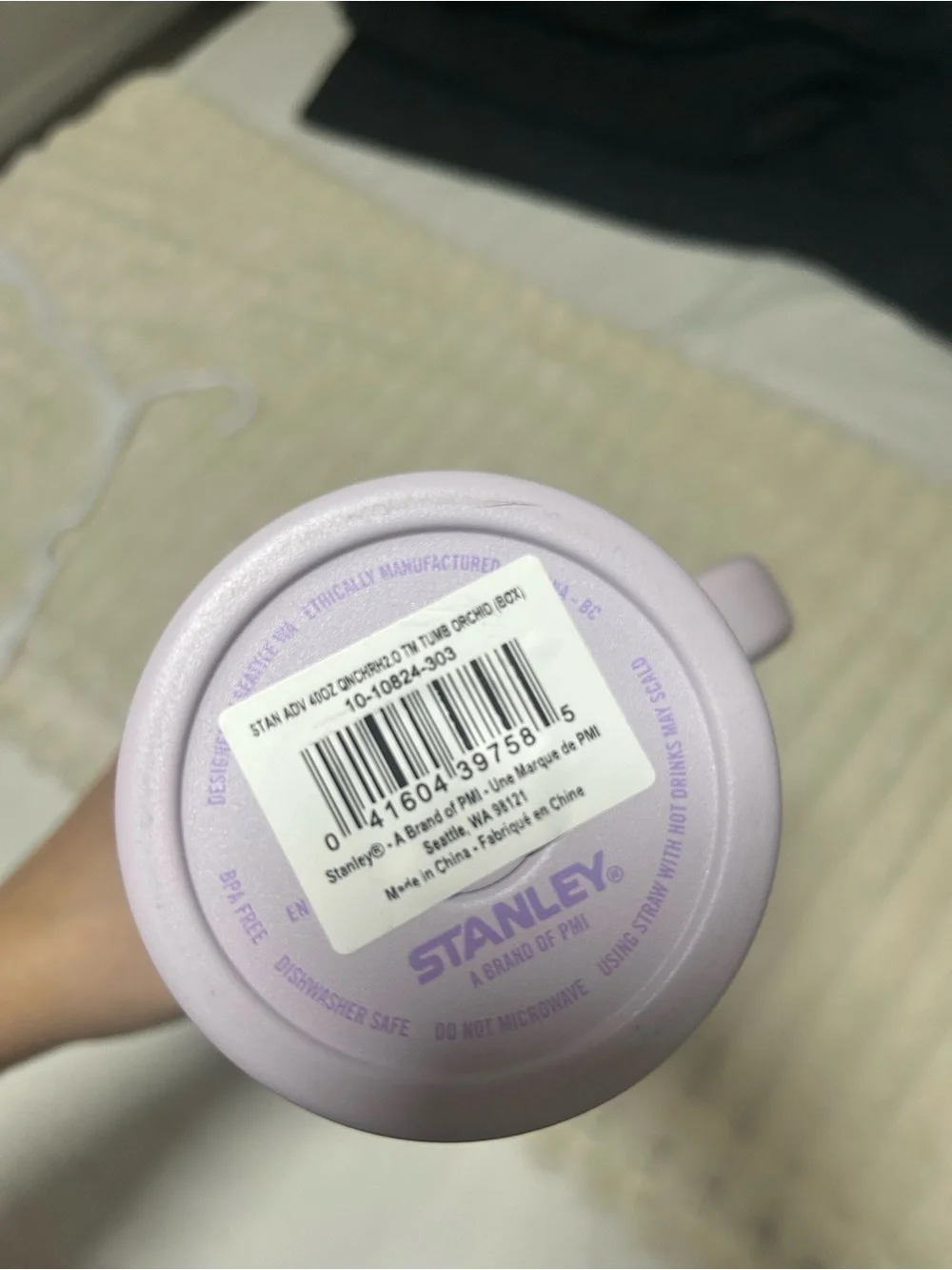 Stanley Light Purple Travel Mug with Handle